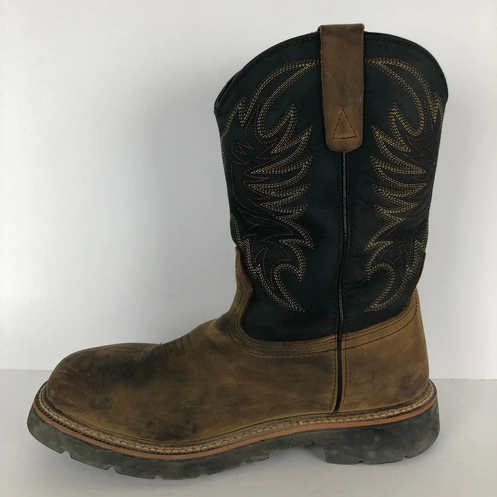 THOROGOOD Wellington Waterproof Work Boots Men's 10.5 EE Brown 814-4330  EH SR